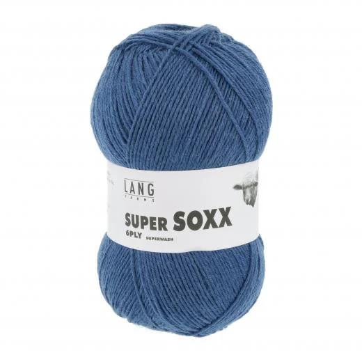 Super Soxx 6-fach Sockenwolle Lang Yarns - jeans