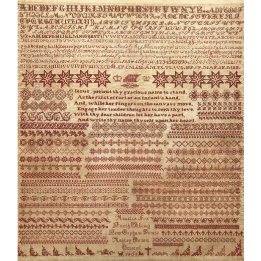 Cross Stitch Antiques - Amelia Fox 1868