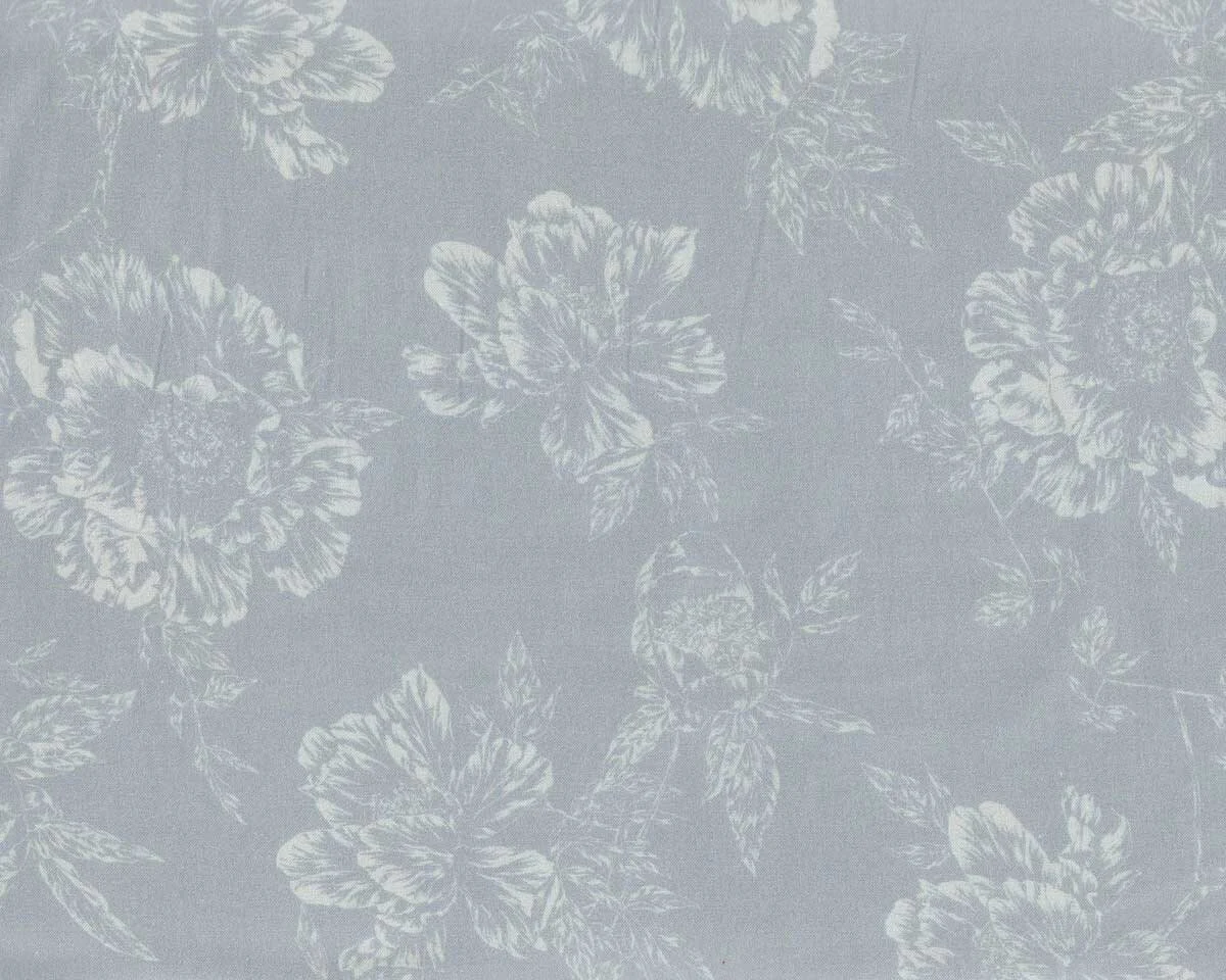 B-Ware Rückseitenstoff SHADOW FLOWER, Wildrosen, lavendelgrau, Greta Lynn
