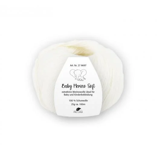 Pro Lana Baby Merino Soft - weiß (Farbe 1)