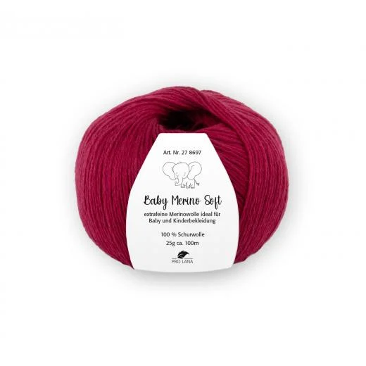 Pro Lana Baby Merino Soft - weinrot (Farbe 31)