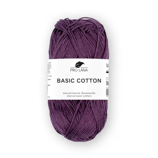 Pro Lana Basic Cotton - burgund (Farbe 249)