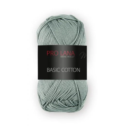 Pro Lana Basic Cotton - graugrün (Farbe 73)