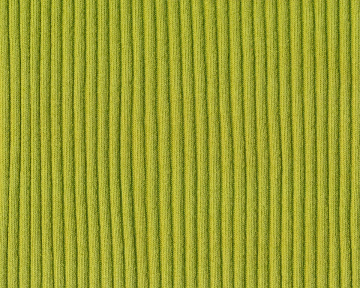 Baumwoll-Bündchen HEAVY RIB, apfelgrün, Hilco
