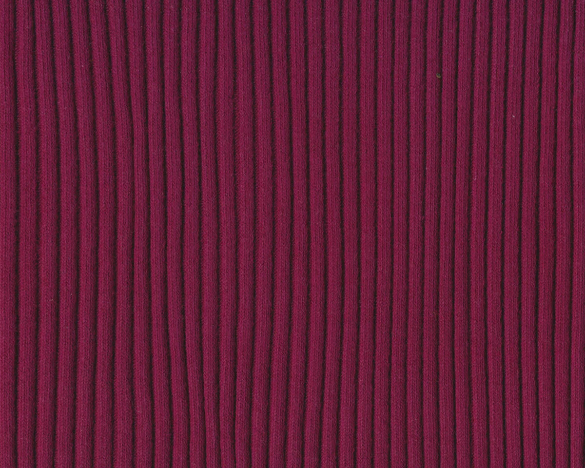 Baumwoll-Bündchen HEAVY RIB, fuchsia, Hilco