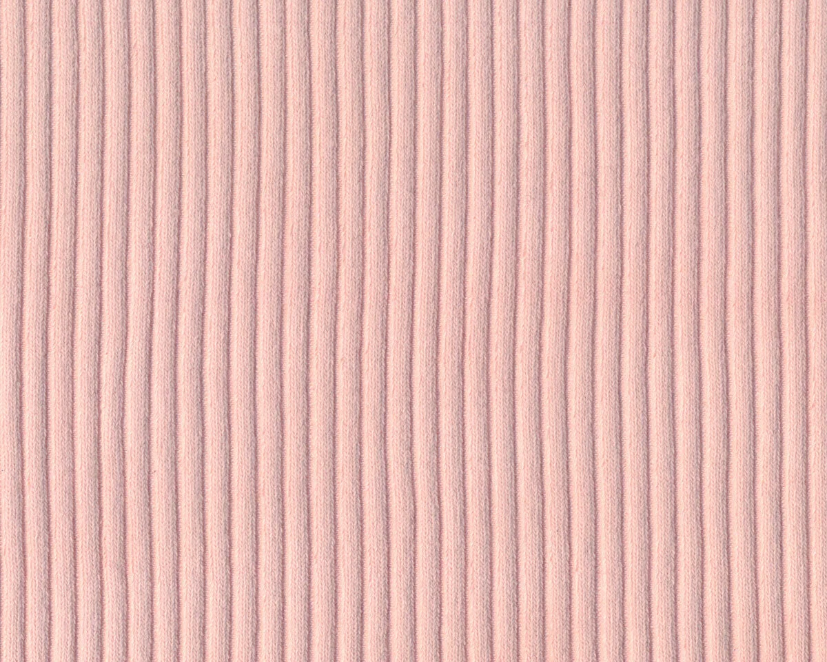 Baumwoll-Bündchen HEAVY RIB, lachsrosa, Hilco