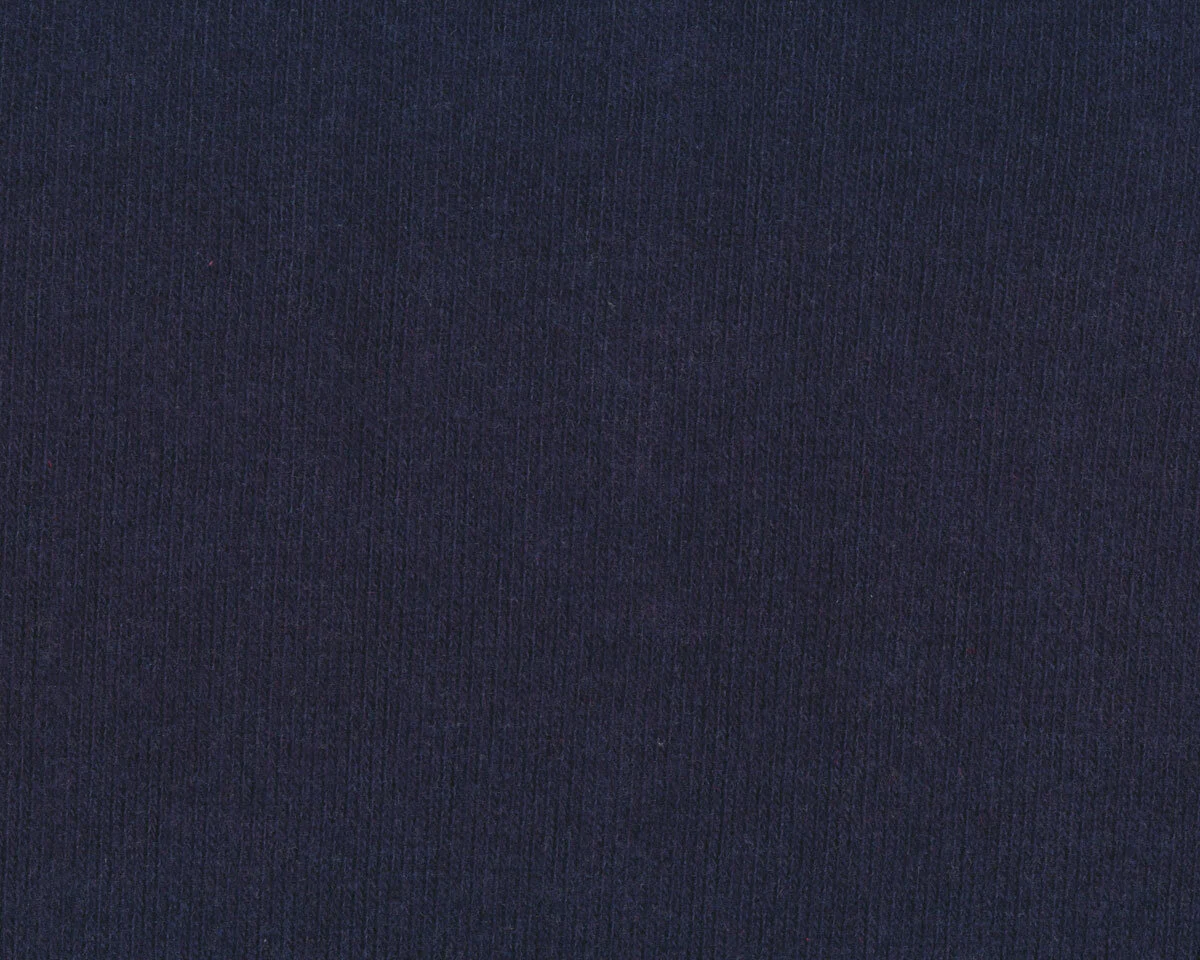 Baumwoll-Strickstoff BONO, dunkelblau, Swafing