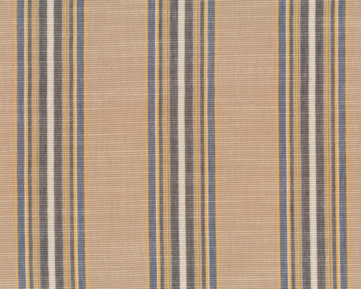 Baumwoll-Webstoff RIPS, Streifenrapport, beige