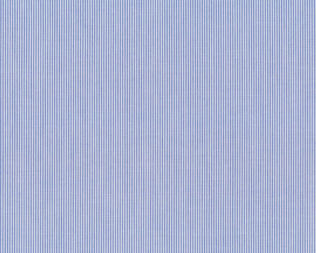 Baumwoll-Webstoff WOVEN, Vichystreifen, hellblau