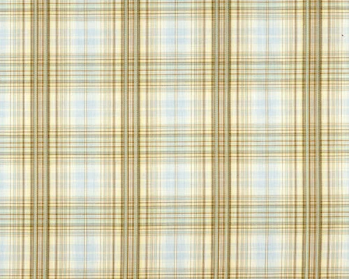 Baumwolle für Hemden, kariert mit Blockstreifen-Optik, hellblau-olive