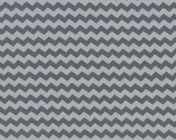 Baumwolljersey CHEVRON, schmale Zacken-Streifen, grau