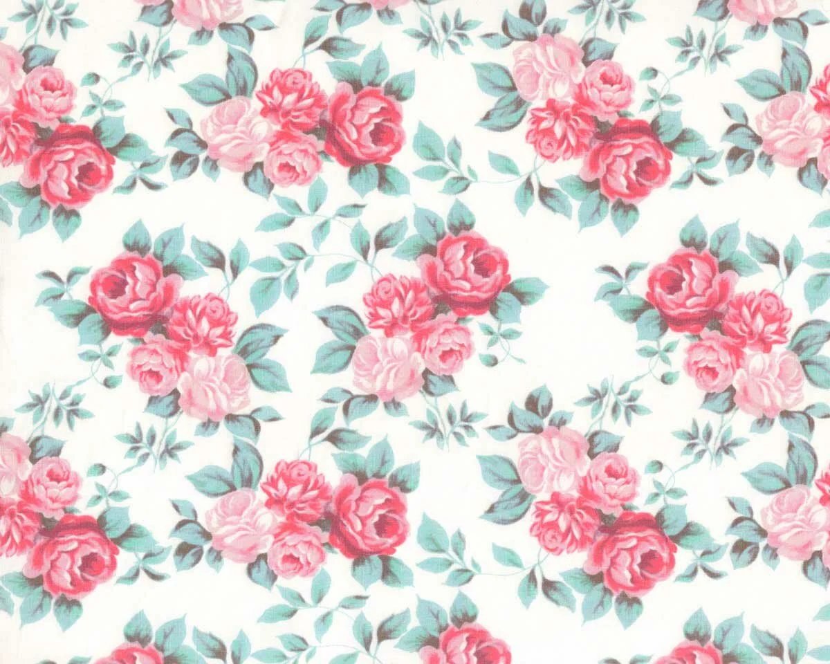 Baumwolljersey SWEET HEART, Rosen