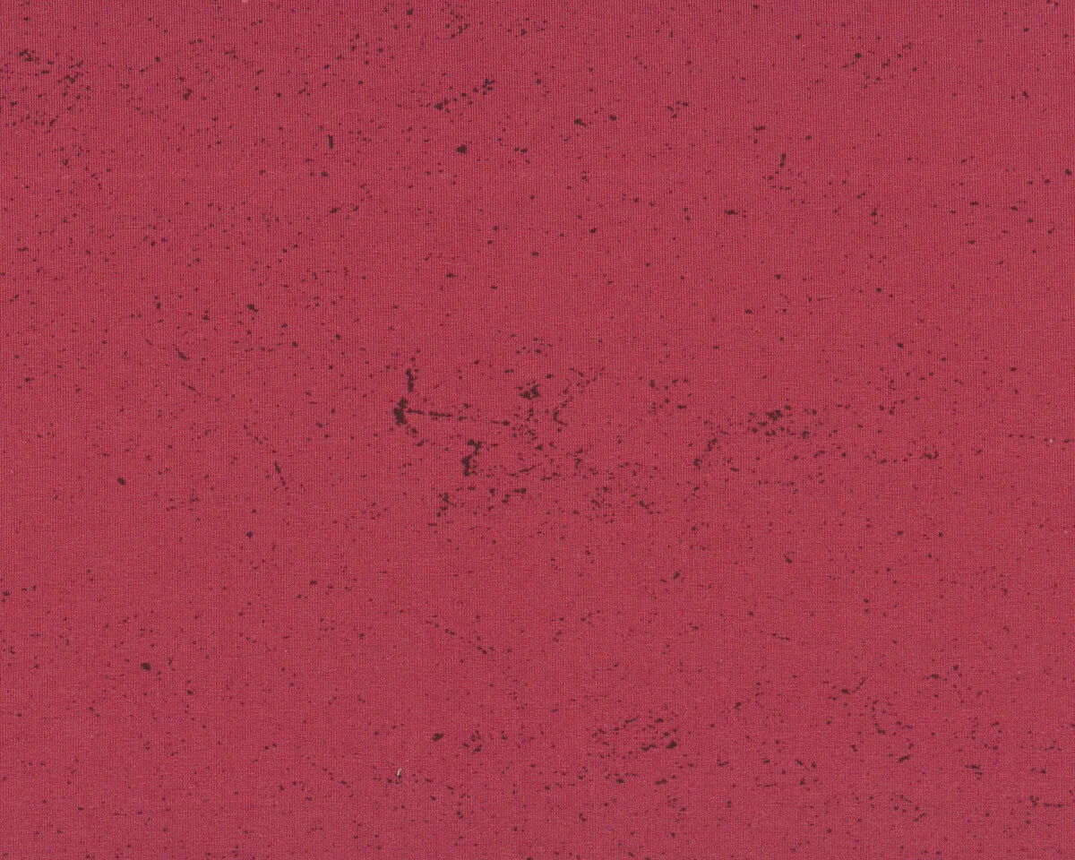 Baumwolljersey WILD GRUNGE by Thorsten Berger, pastellrot