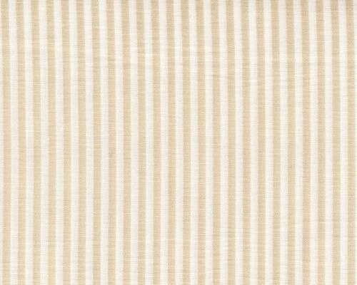 Baumwollstoff CANSTRIPE, Vichystreifen, beige