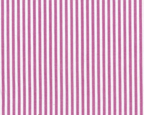 Baumwollstoff CANSTRIPE, Vichystreifen, fuchsia
