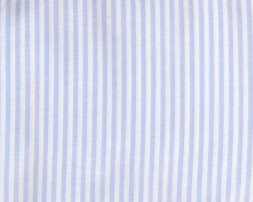 Baumwollstoff CANSTRIPE, Vichystreifen, hellblau