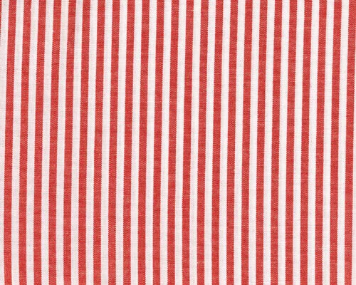 Baumwollstoff CANSTRIPE, Vichystreifen, rot