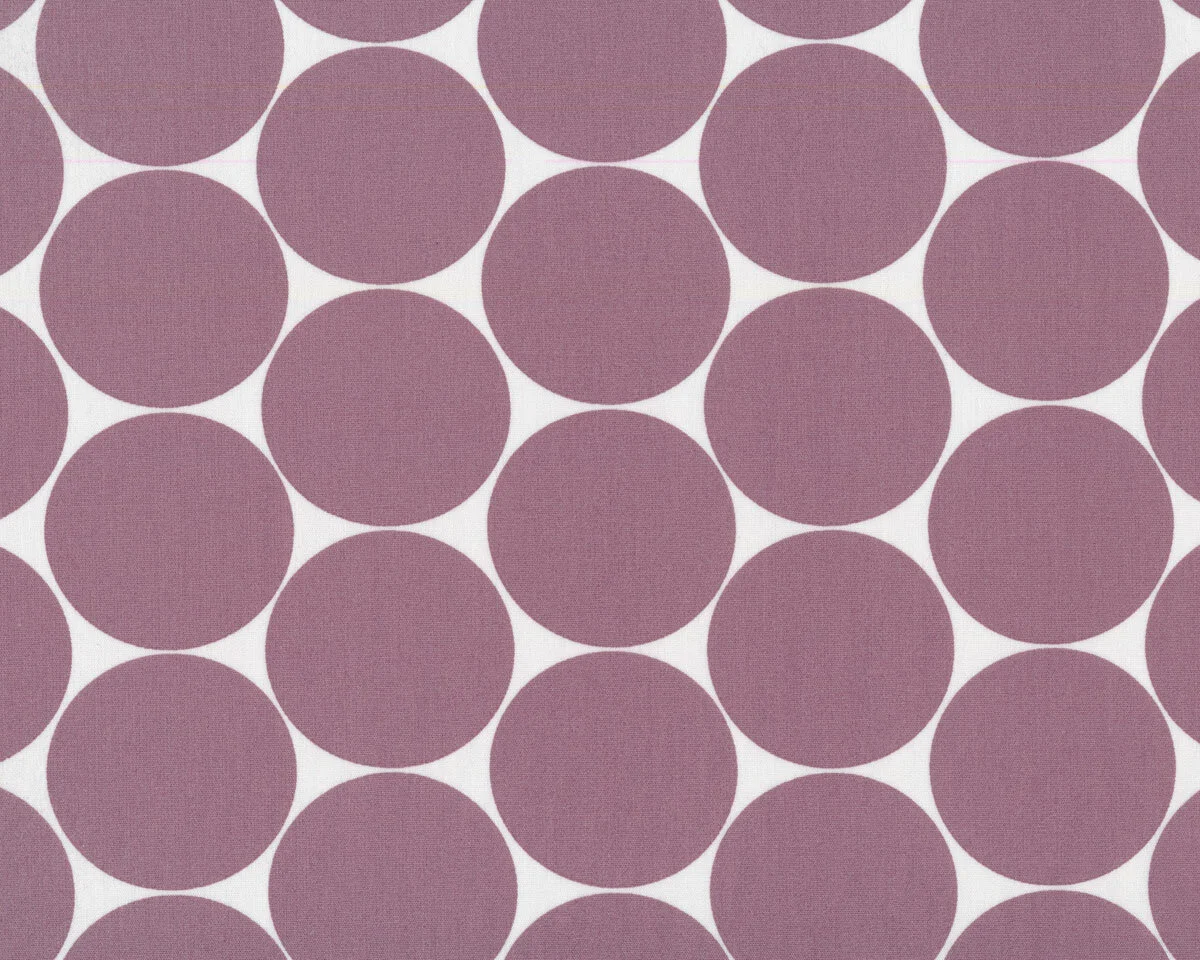 Baumwollstoff DORO, Polka Dots, rosagrau