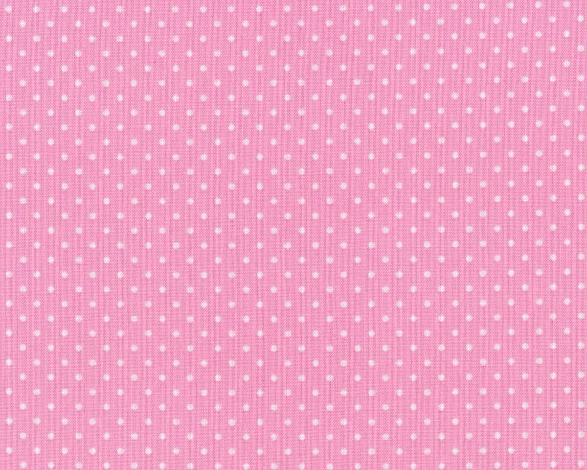 Baumwollstoff DOTTI, kleine Punkte, rosa