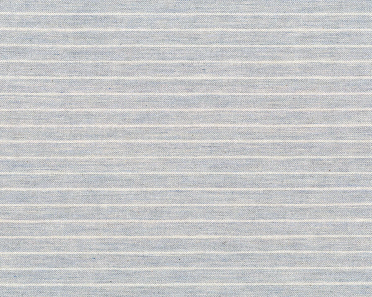 Baumwollstoff LOLA, Streifen, hellblau, Hilco