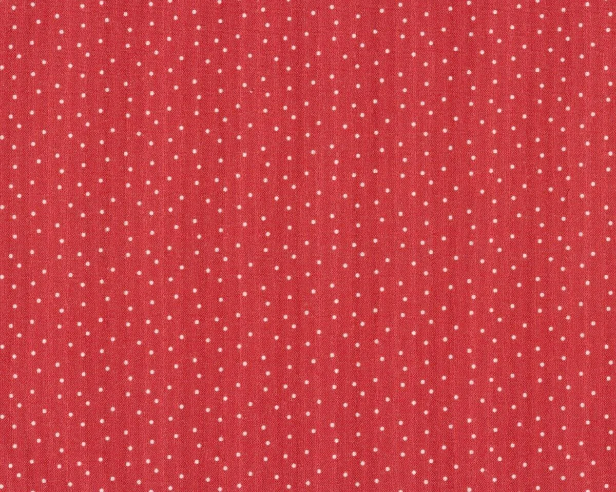 Baumwollstoff TUPFEN, rot, Acufactum