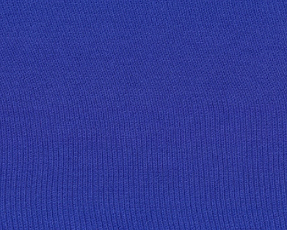 Bio-Bambusjersey FRENCH TERRY, einfarbig, blau