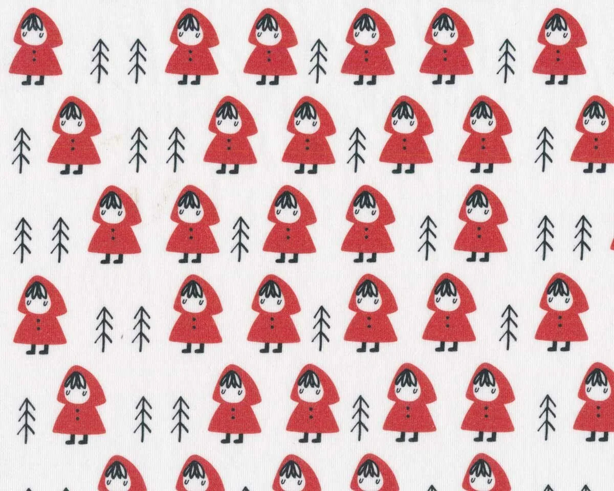 Bio-Baumwolljersey LITTLE RED RIDING HOOD, Lillestoff
