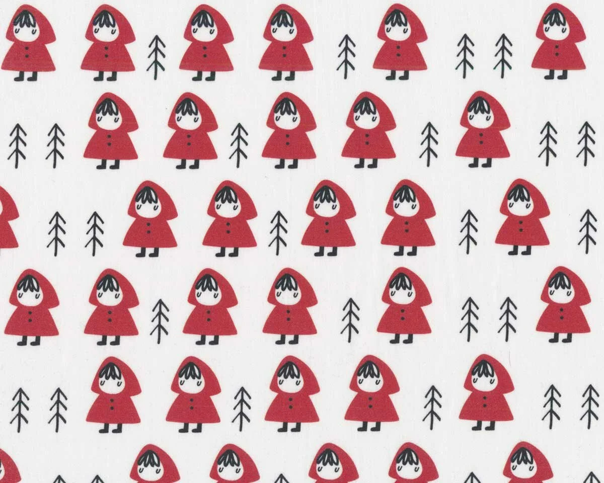 Bio-Baumwollstoff LITTLE RED RIDING HOOD, Lillestoff