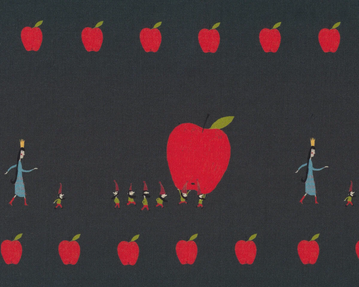 Bio-Baumwollstoff SCHNEEWITTCHEN, C. Pauli