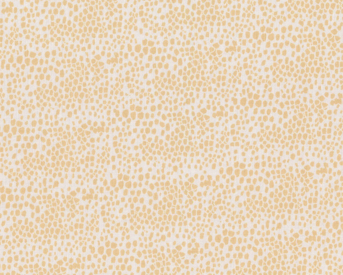 Bio-Patchworkstoff PEBBLES, Tupfen, hellbeige-wollweiß, Jane Makower