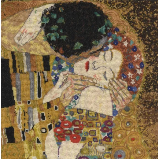 Klimt - Der Kuss - DMC (Stickpackung)
