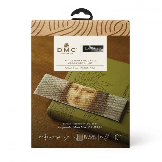 Da Vinci - Lesezeichen Mona Lisa - DMC (Stickpackung)