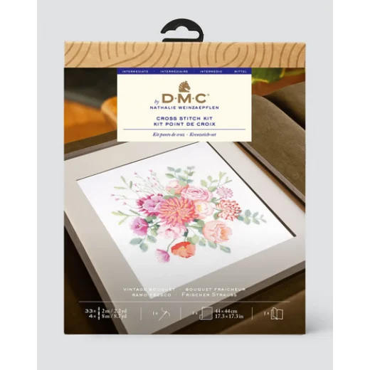 Frischer Blumenstrauß - DMC (Stickpackung)