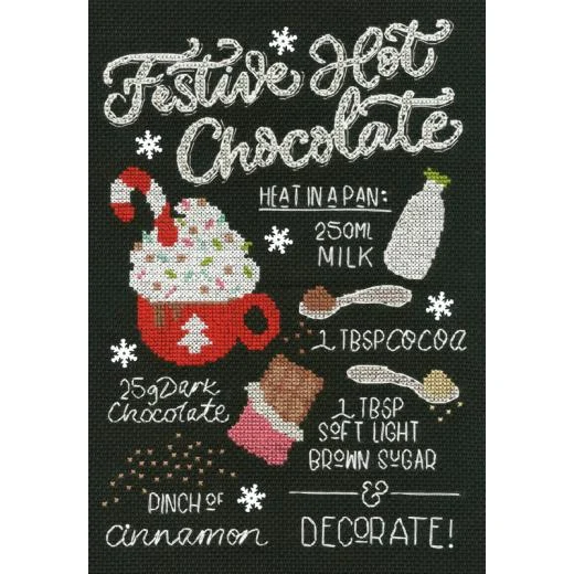 Bothy Threads - Letters By Julia - Festive Hot Chocolate