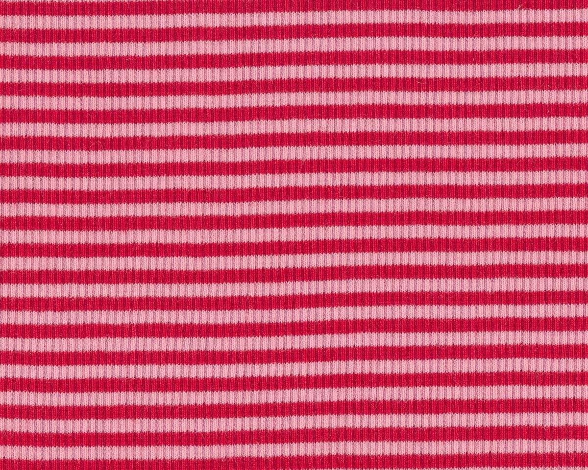 Bündchen RINGEL-SCHLAUCH, rosa-stumpfes rot