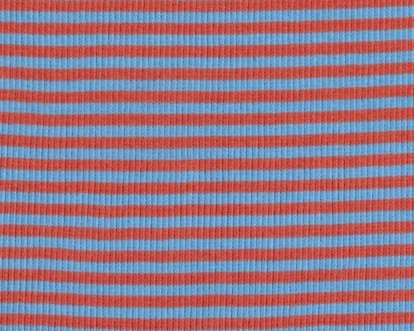 Bündchen RINGEL SCHLAUCH, terracotta-hellblau