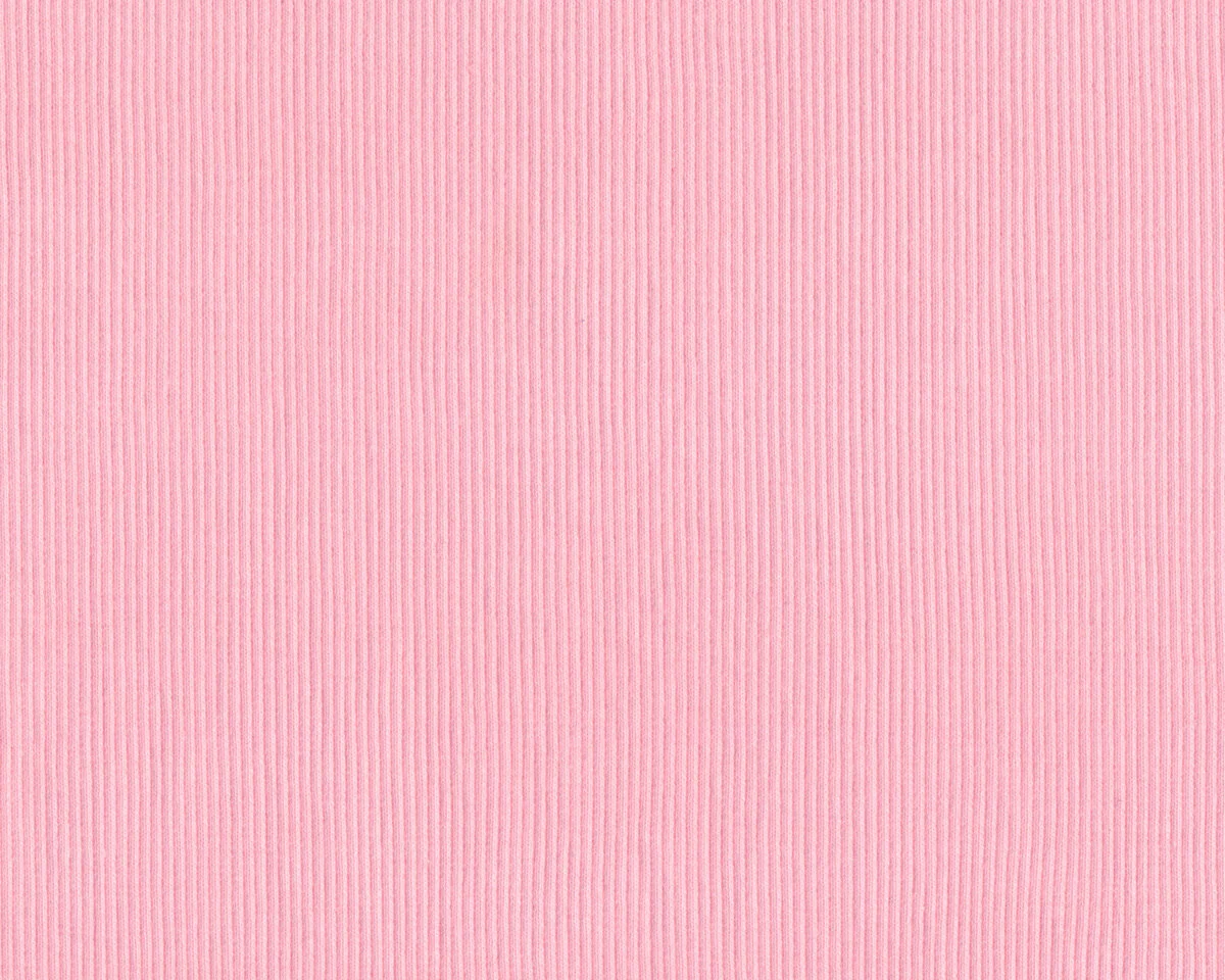 Bündchen-Stoff DOPPELRIPP, helles rosa, Hilco