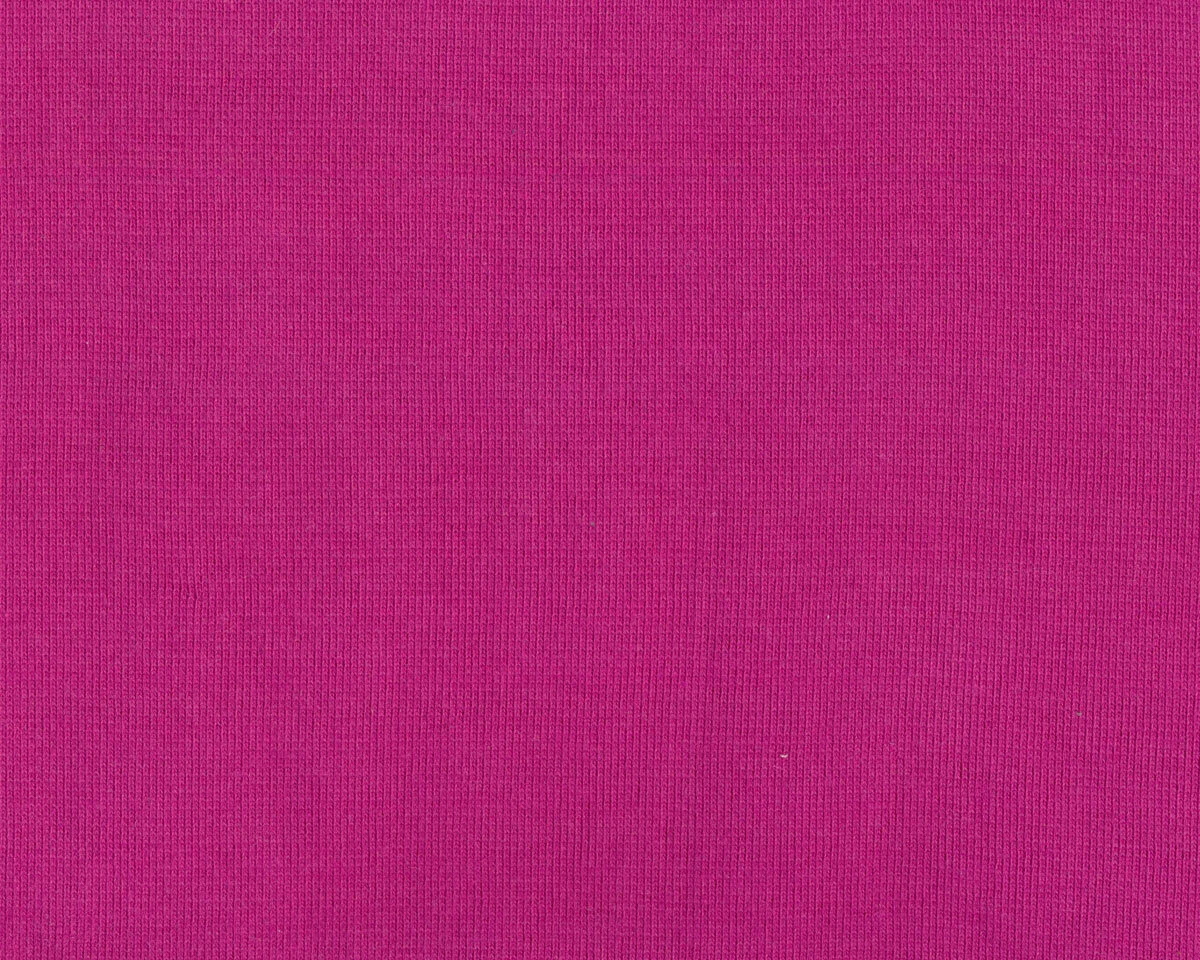 Bündchen-Stoff FEINRIPP, fuchsia