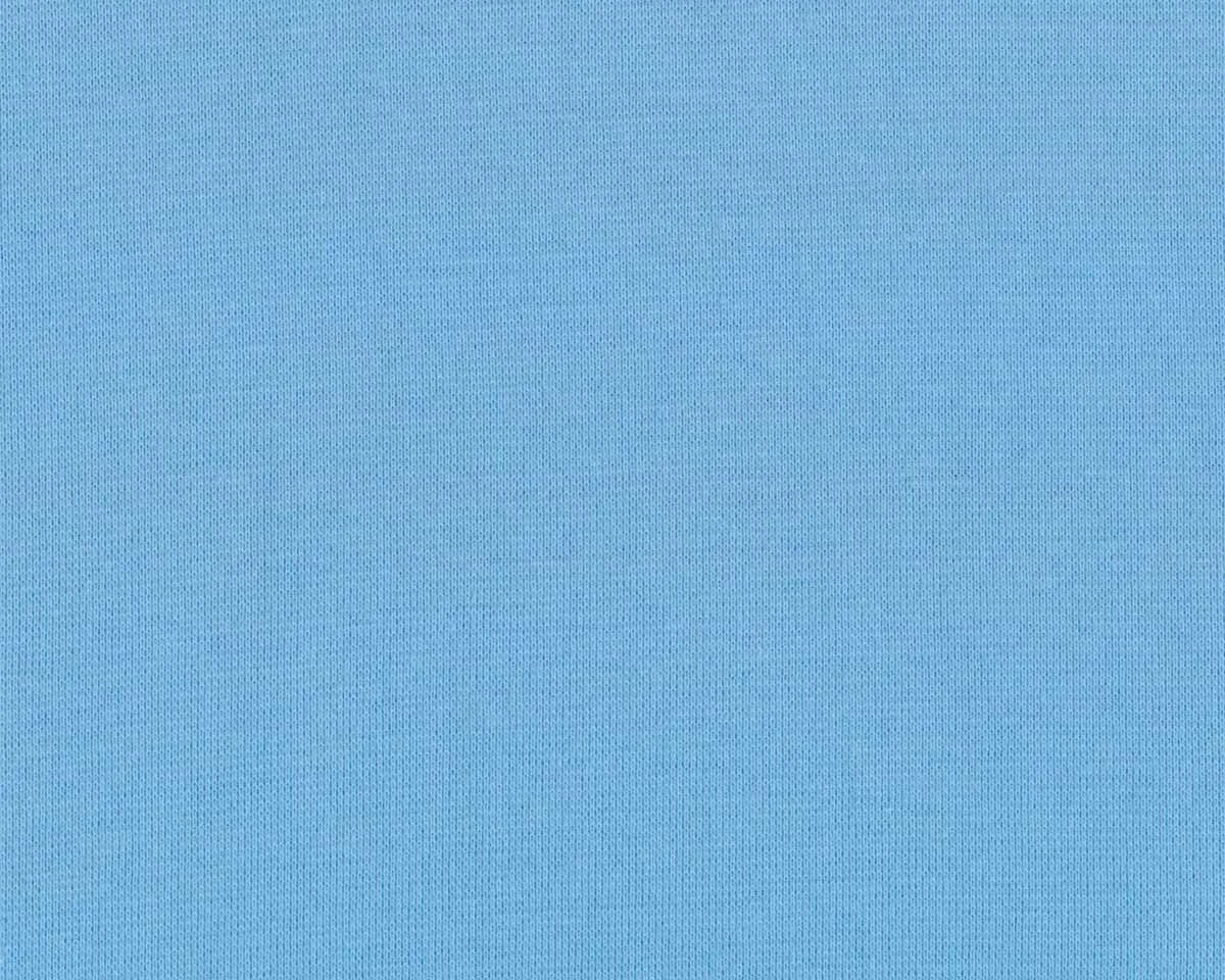 Bündchen-Stoff FEINRIPP LIGHT, himmelblau, Swafing