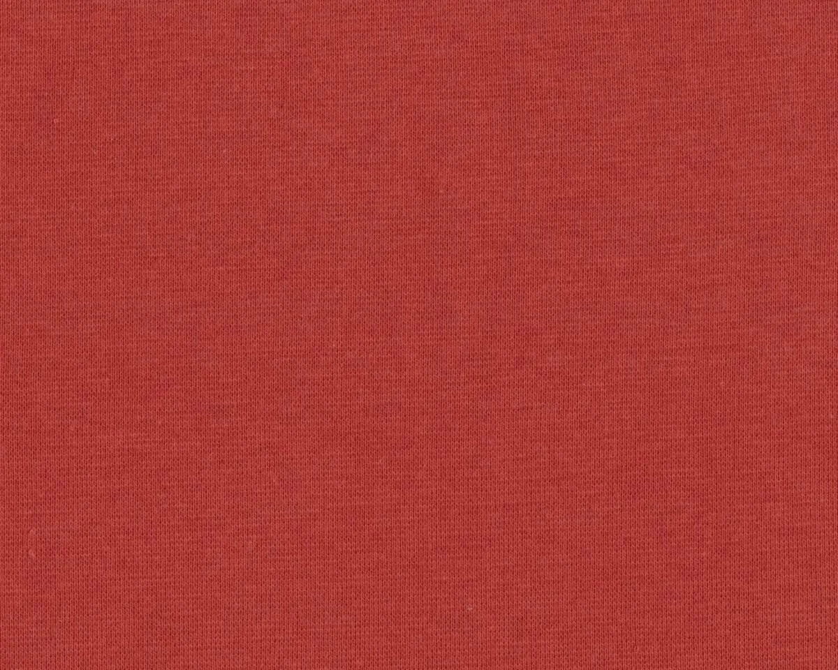 Bündchen-Stoff FEINRIPP LIGHT, terracotta, Swafing