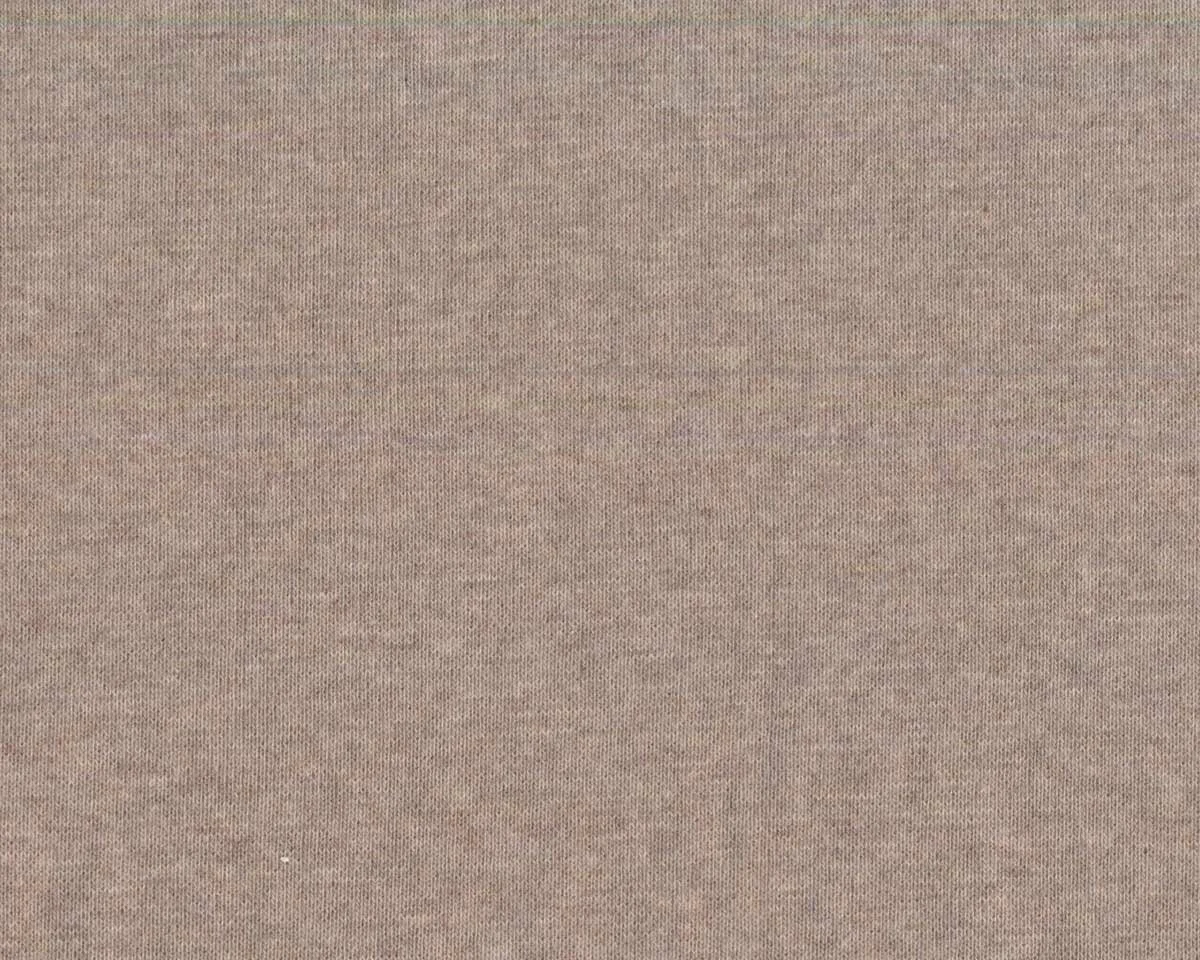 Bündchen-Stoff FEINRIPP MELANGE, beige meliert