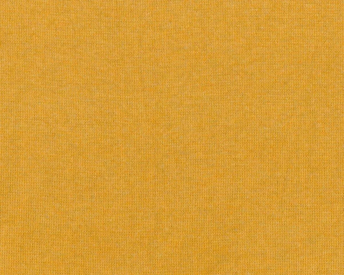 Bündchen-Stoff FEINRIPP MELANGE, helles orange meliert