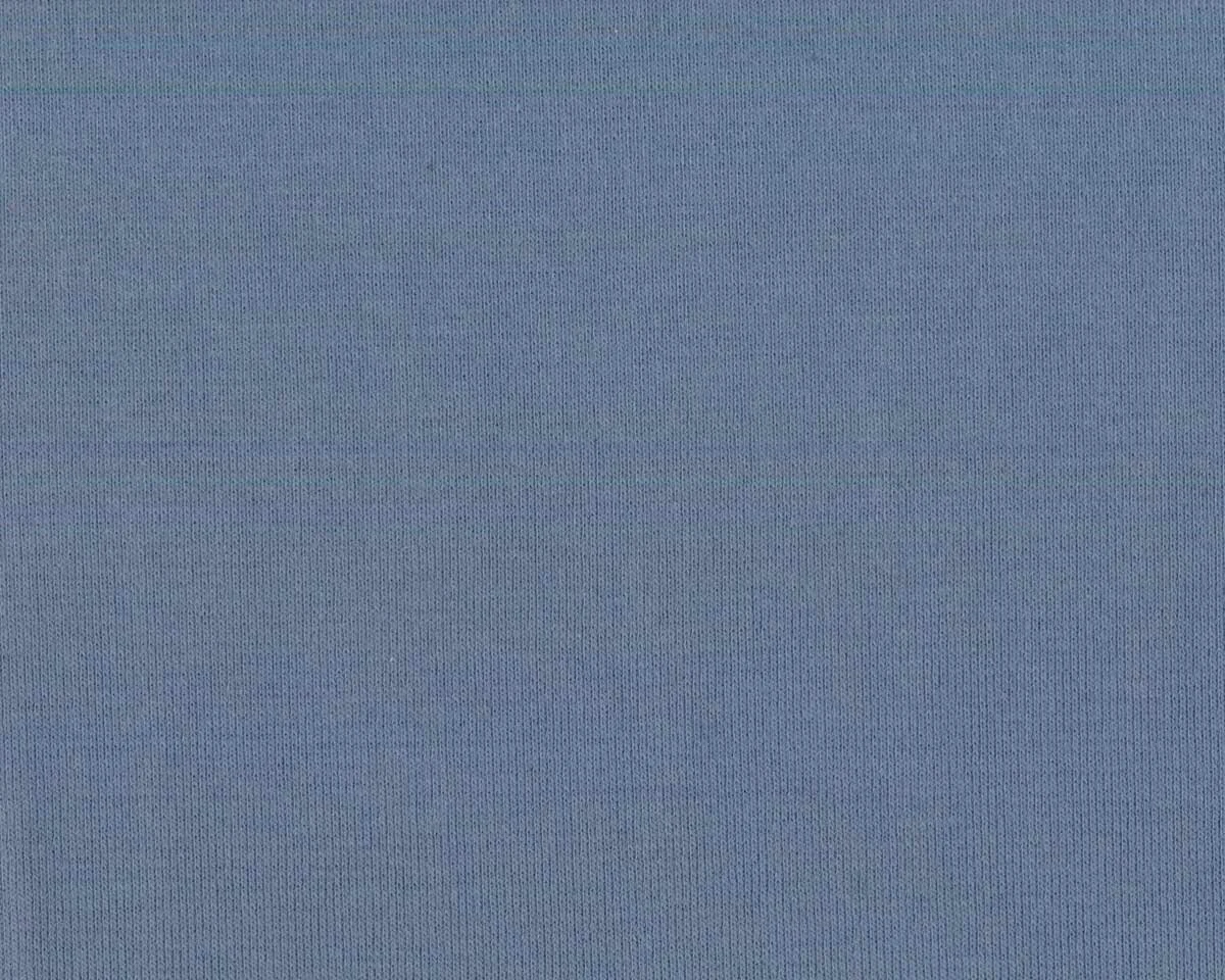Bündchen-Stoff FEINRIPP, taubenblau