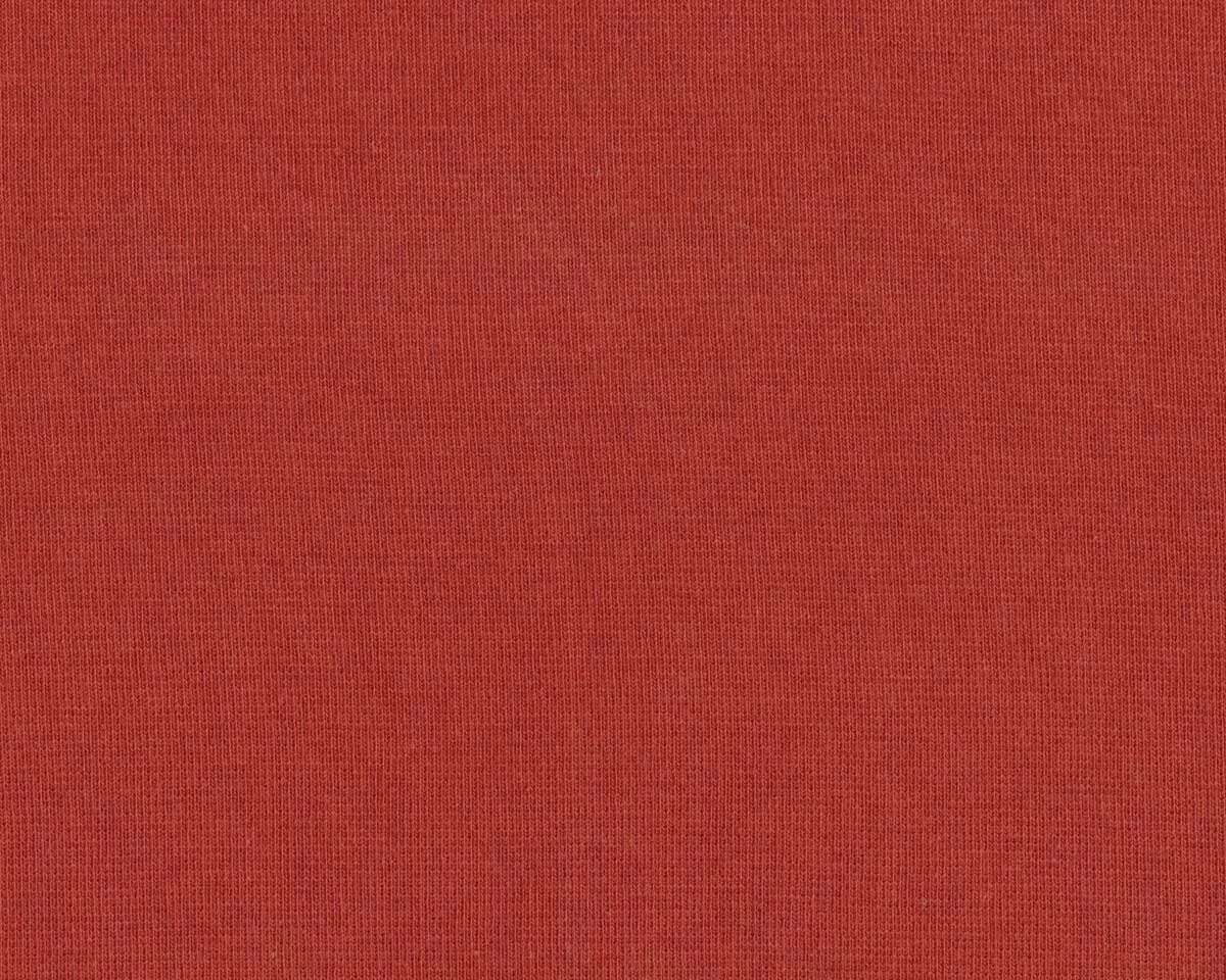 Bündchen-Stoff FEINRIPP, terracotta