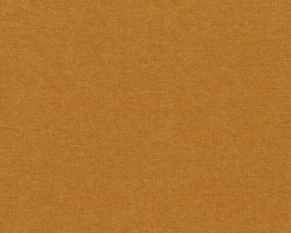 Bündchen-Stoff MELANGE LIGHT, goldbraun meliert
