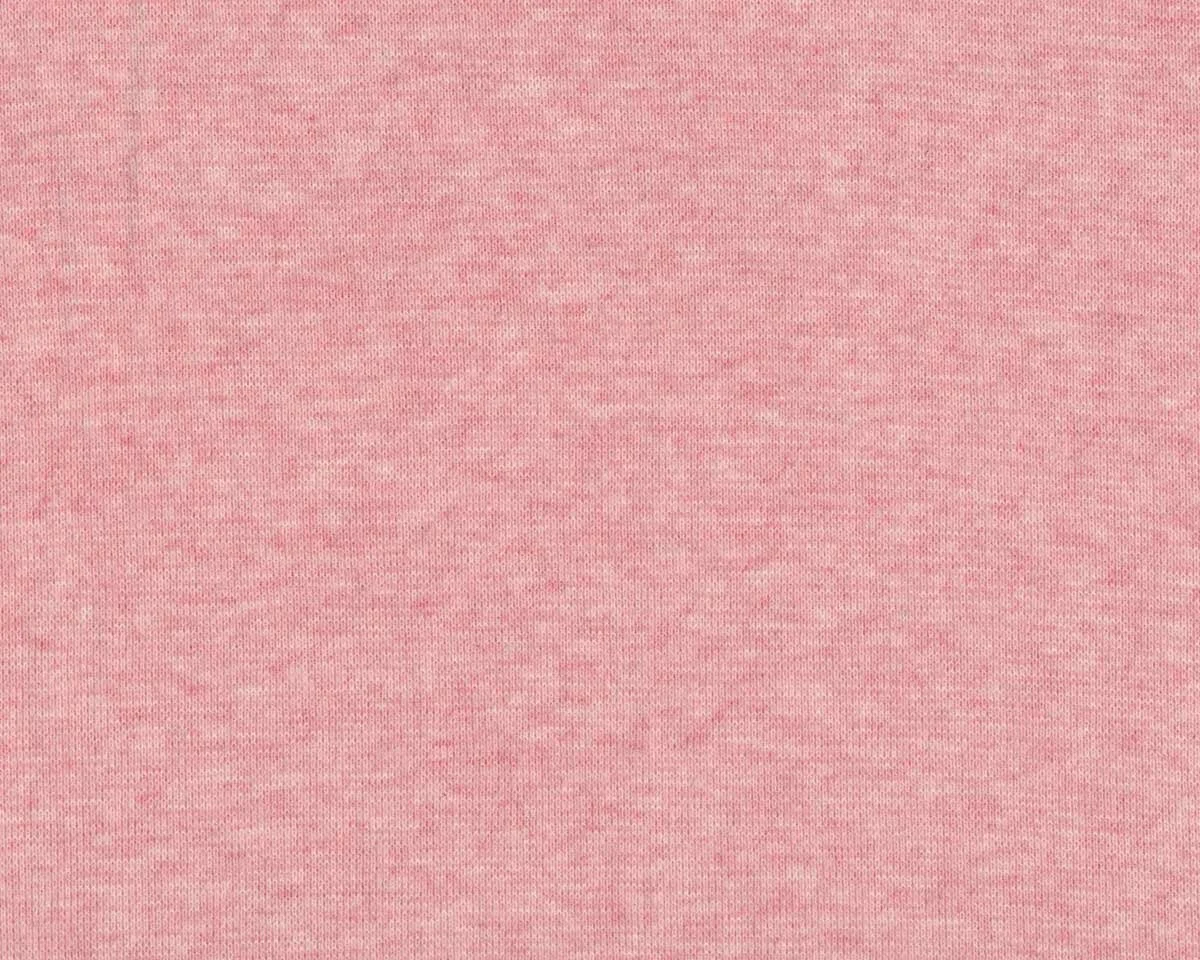 Bündchen-Stoff MELANGE LIGHT, rosa meliert