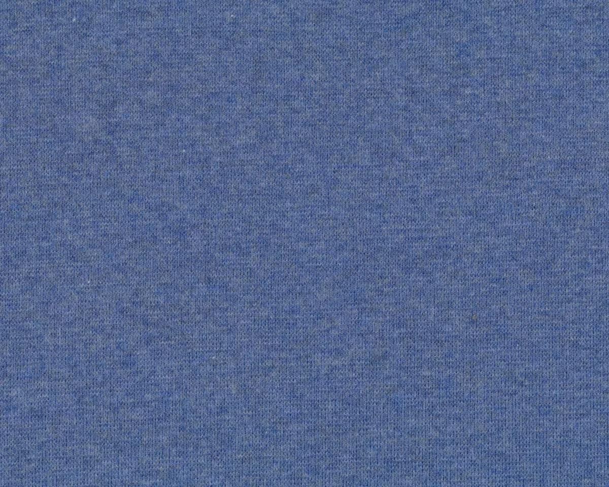 Bündchen-Stoff MELANGE LIGHT, taubenblau meliert