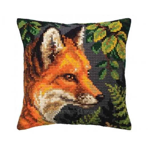 Collection d'Art - Kreuzstichkissen Fox