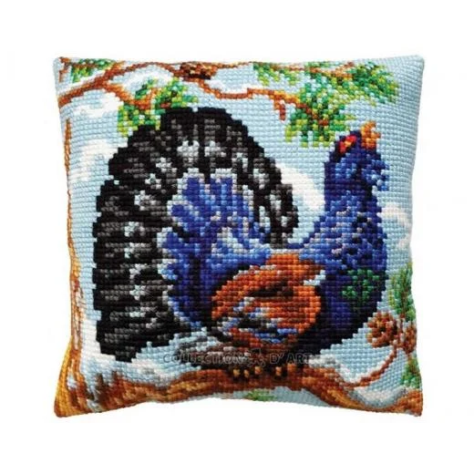 Collection d'Art - Kreuzstichkissen Capercaillie