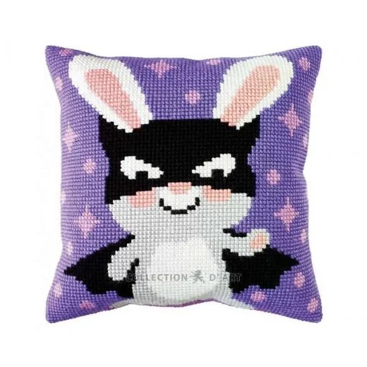 Collection d'Art - Kreuzstichkissen I'm not a Hare!
